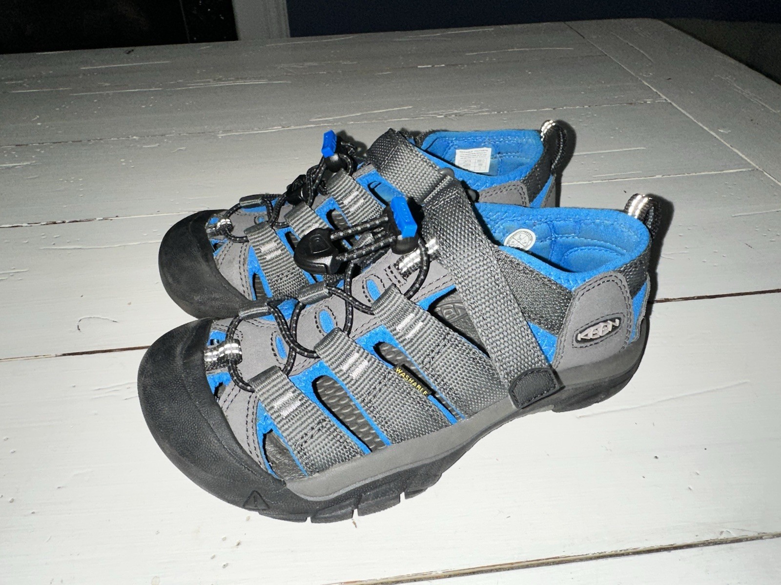 Scarpe sandali acqua Newport Land blu grigio ragazzo ragazza ragazzo 2 KEEN
