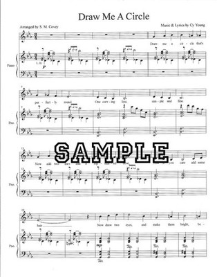 'Draw Me A Circle' - Words/Music by Cy Young (In the style of Barbra Streisand)