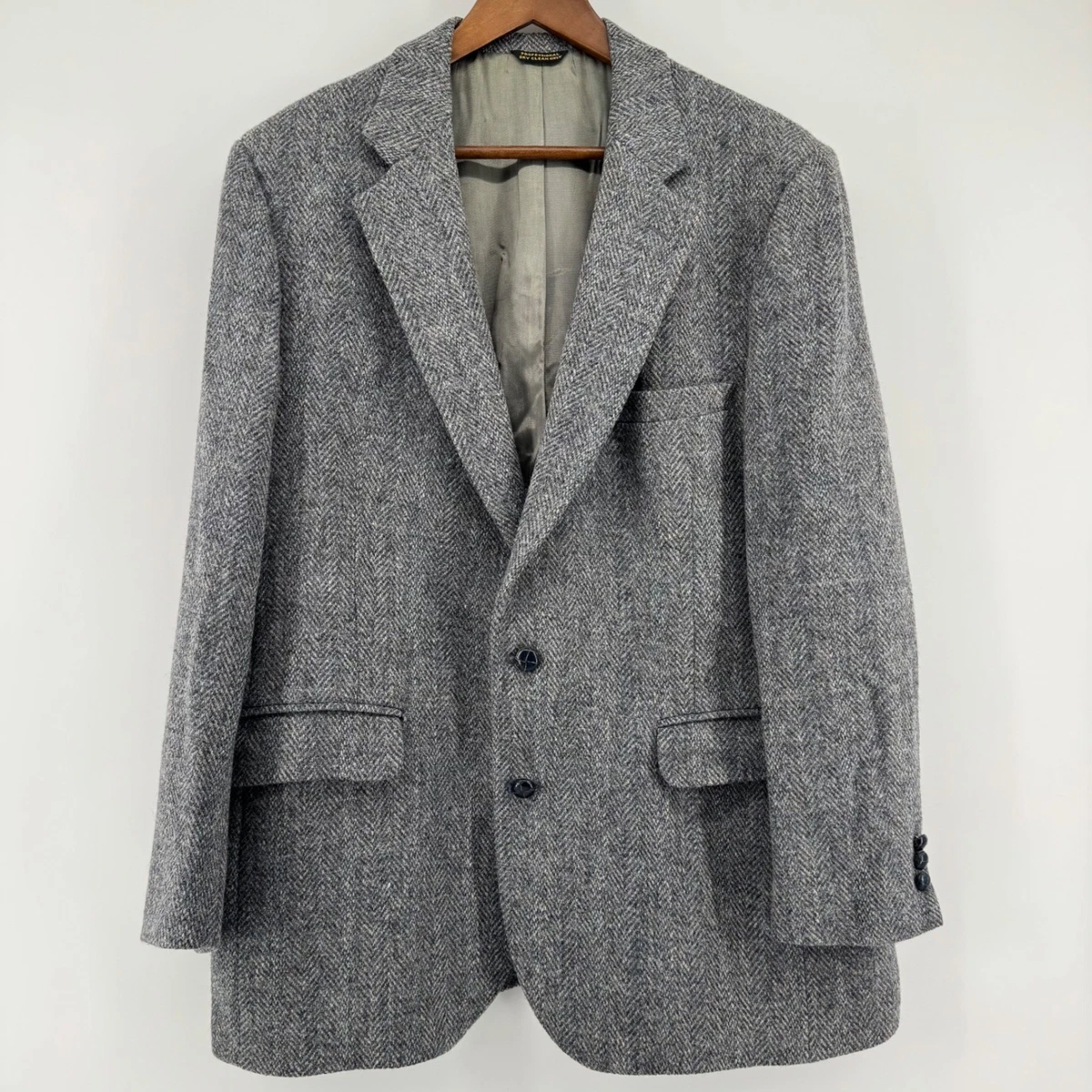Tweed Regular 44 Jacket Vintage Suit Jackets & Blazers for Men for