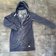Superdry Sweat Jacke Damen Gr. M , Long , Top , Blau 