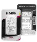 1 oz 999 Silver Bar - Nadir Metal Rafineri - Sealed in Assay Card - A033732