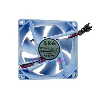 1 Pc. New YONG LIN DFS802512L Cooling Fan 8025 DC12V 1.1W 8CM 2Pin