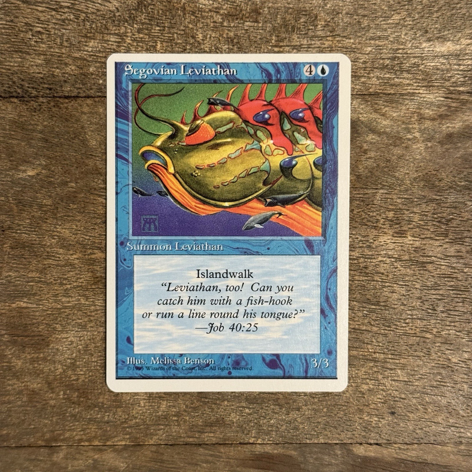 Segovian Leviathan VLP Fourth Edition 1995 Magic the Gathering MTG TCG