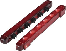 Wooden Billiard Cue Sticks Rack,2-Piece 6/8 Billiard Pool Cue Rack Wall Mounted