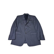 JOS A BANK Mens Tailored Fit Charcoal Plaid Wool Sport Coat Blazer 41R