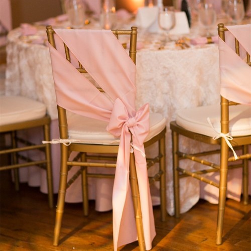 Time to Sparkle 275 CM x 18 CM Satin Sashes Chair Cover Bow Wider Fuller Wedding - Picture 10 of 34