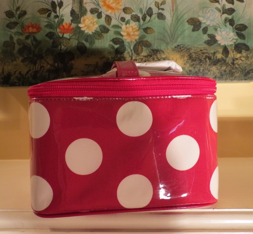 NWT KATE SPADE LARGE COLIN PATCHIN RED WHITE POLKA DOT MAKE