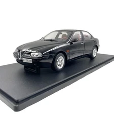 1997 Alfa Romeo 156 2.5 V6 24V Black Mitica 1/18 Action Figure Car