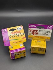 Kodak GOLD 2 Pack 200 Speed 35MM Film 24 Exposure Sealed NOS Film Exp. 2002
