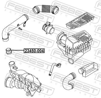 Fits FEBEST 23450-004 AIR FILTER CONNECTOR   ⭐UK Stock⭐