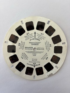 Vintage 1985 View Master Sesame Street GAMES Reel #4164 Oscar Grover Jim Henson