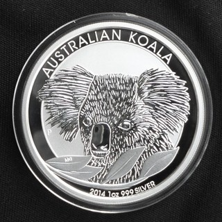 Australian Koala 2014 Silber Münze 1 Unze OZ Silver Coin 1 Dollar Perth Mint
