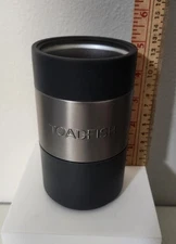 Toadfish Non-Tipping Can Cooler Boating Fishing Suction Cup Base w/ Bottle Adapt