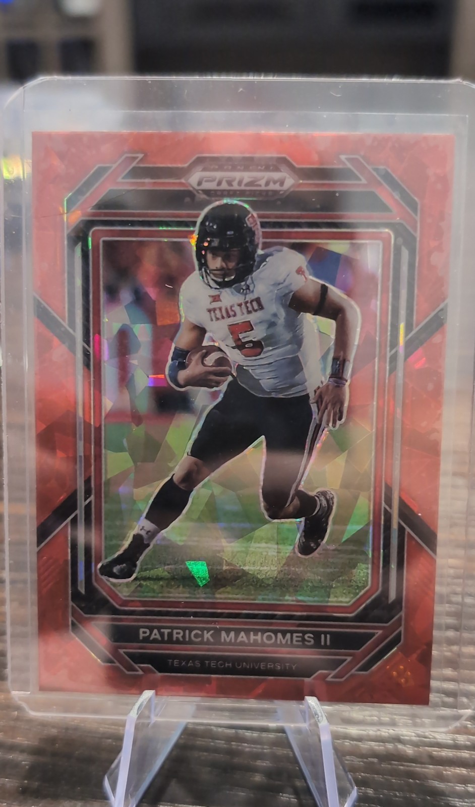 2023 Panini Prizm Draft Picks - Patrick Mahomes II #81 Red Ice Prizm