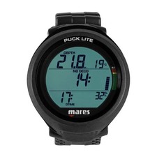 Computadora de buceo Mares Puck Lite - Modos de aire, nitrox y calibre con grande fácil lectura