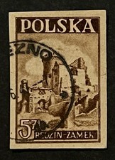 Francobolli da viaggio: francobolli Polonia tg 568 - castello di Bedzin - usati timbrati a mano 