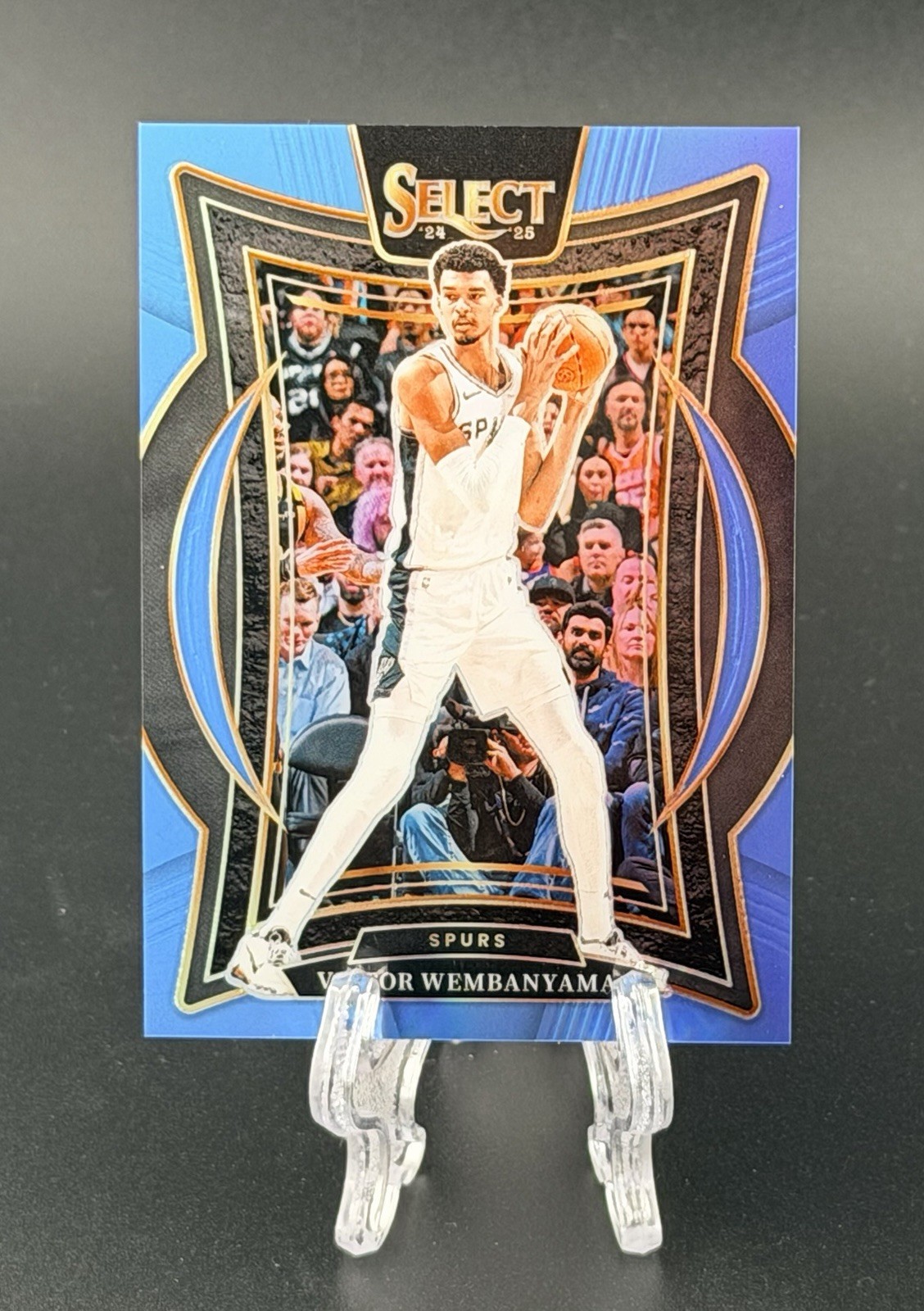 2024 Panini Select Victor Wembanyama Concourse Light Blue Prizm SP /299 Spurs