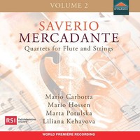 Audio Cd - Carbotta / Hossen - Saverio Mercadante Quartets For Flute & Strings