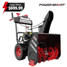 Amerisun 26" Self Propelled Gas Snow Blower, 212cc 4-Cycle, Electric Start, New