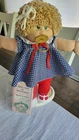 Vntg 1983 Coleco Cabbage Patch Kids Long Loops  XR in Black OK w/ Pacifier & AD