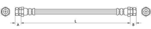 Metzger 4111534 Bremsschlauch für VW - Bild 2