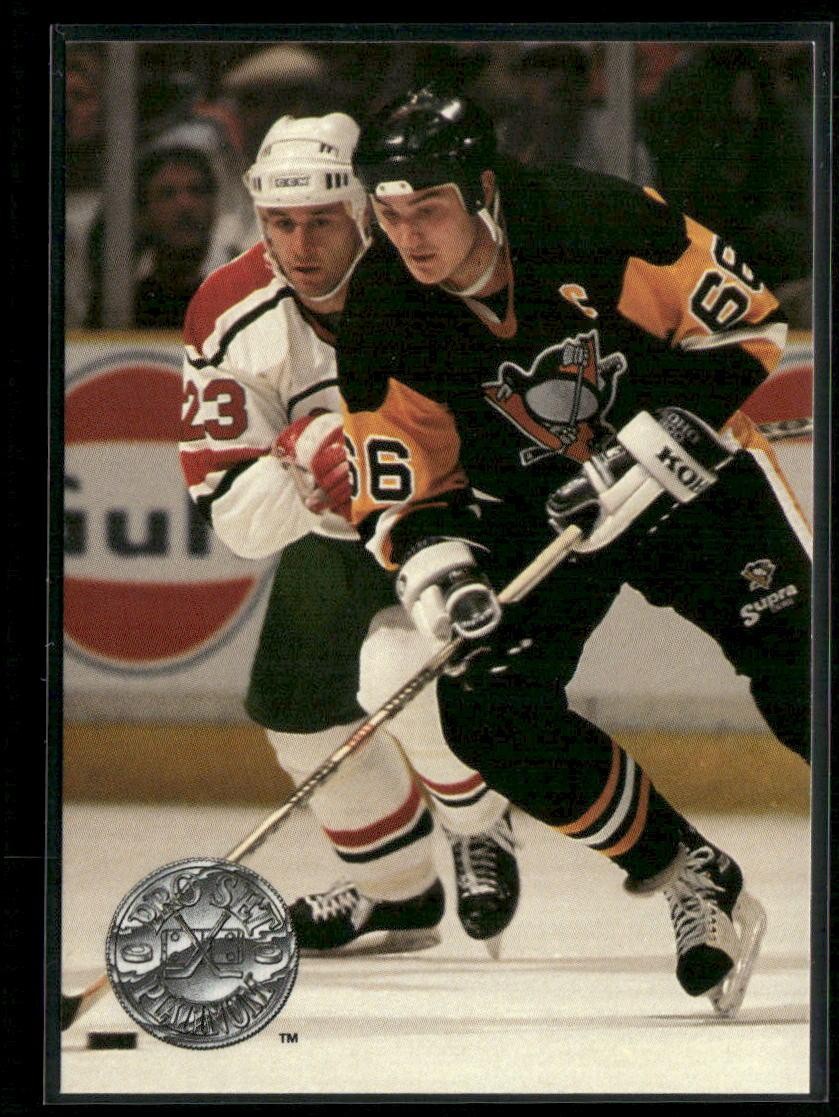 Mario Lemieux #91 Hockey Cards 1991 Pro Set Platinum trading card — raw and PSA graded price guide