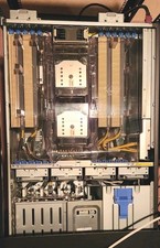SUPERMICRO 4U SERVER 4x960GB SSD 4x12TB HDD 4xL40S 512GB RAM 64 core 2.1GHz