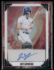 2024 Leaf Metal #91A-JL2 Joey Loperfido 1991 Leaf Prismatic Galaxy AUTO #1/1