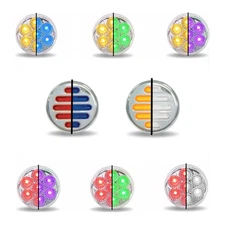 2" Round Trux Dual Revolution LEDs (Choose Color and Style)