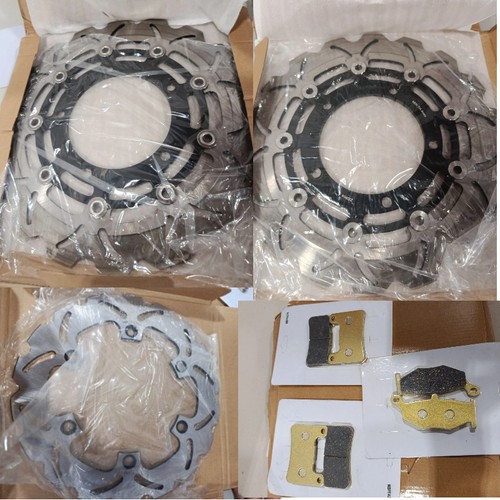 GSXR 1300 Front Rear Brake Rotors Pads For Suzuki GSX-R 1300 Hayabusa 2008-2012