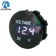 Digital DC12V-24V LED Panel Voltage Volt Meter Display Voltmeter Motorcycle Car