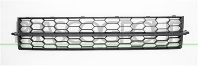 Grille centrale noire avec antibrouillard pour Skoda Octavia 2013-2016