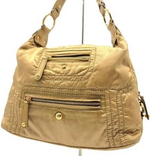 Borsa a tracolla Tods in nylon satinato oro chiusura zip donna media...
