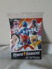 Savvi - POWER RANGERS - 25 temporary tattoos pack - BRAND NEW - Kids Age 4 