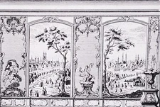 Old/New City From Einville Pavilion, Nancy, France, Magic Lantern Glass Slide