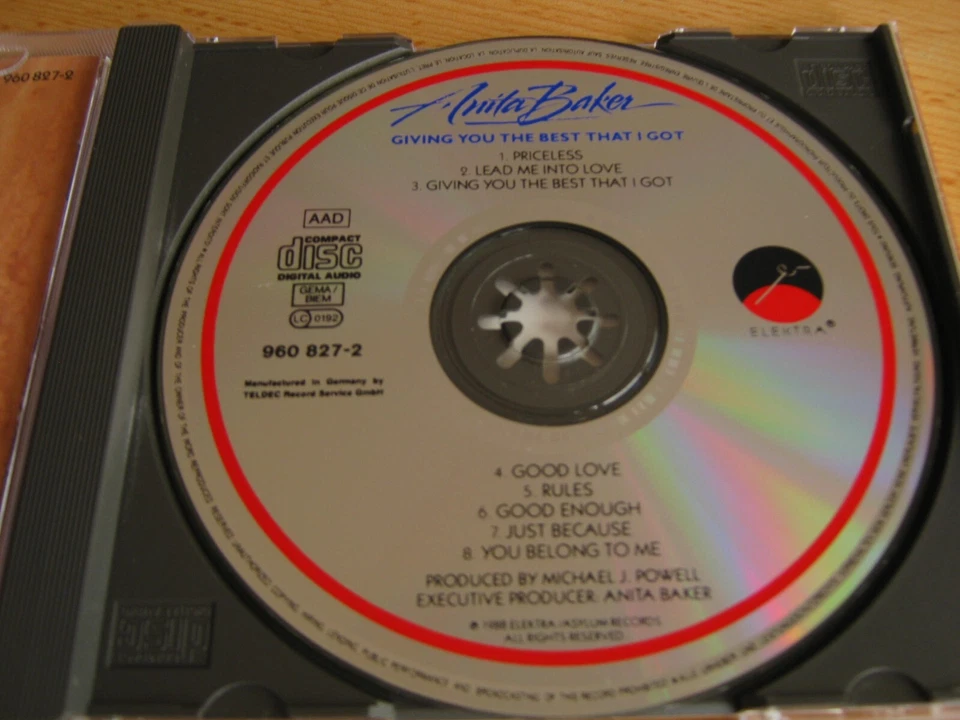 Anita Baker "Giving You The Best That I Got" (1988) Michael J. Powell, Perri - Bild 3 von 3