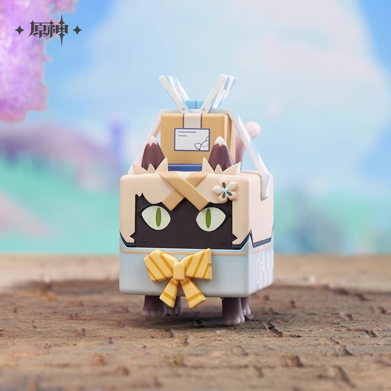 Official Genshin Impact Kirara Cat Box Courier PVC Action Doll