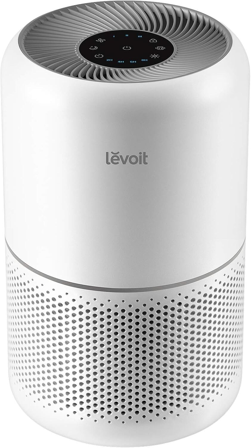 LEVOIT Upgraded Core 300 True HEPA Air Purifier - White