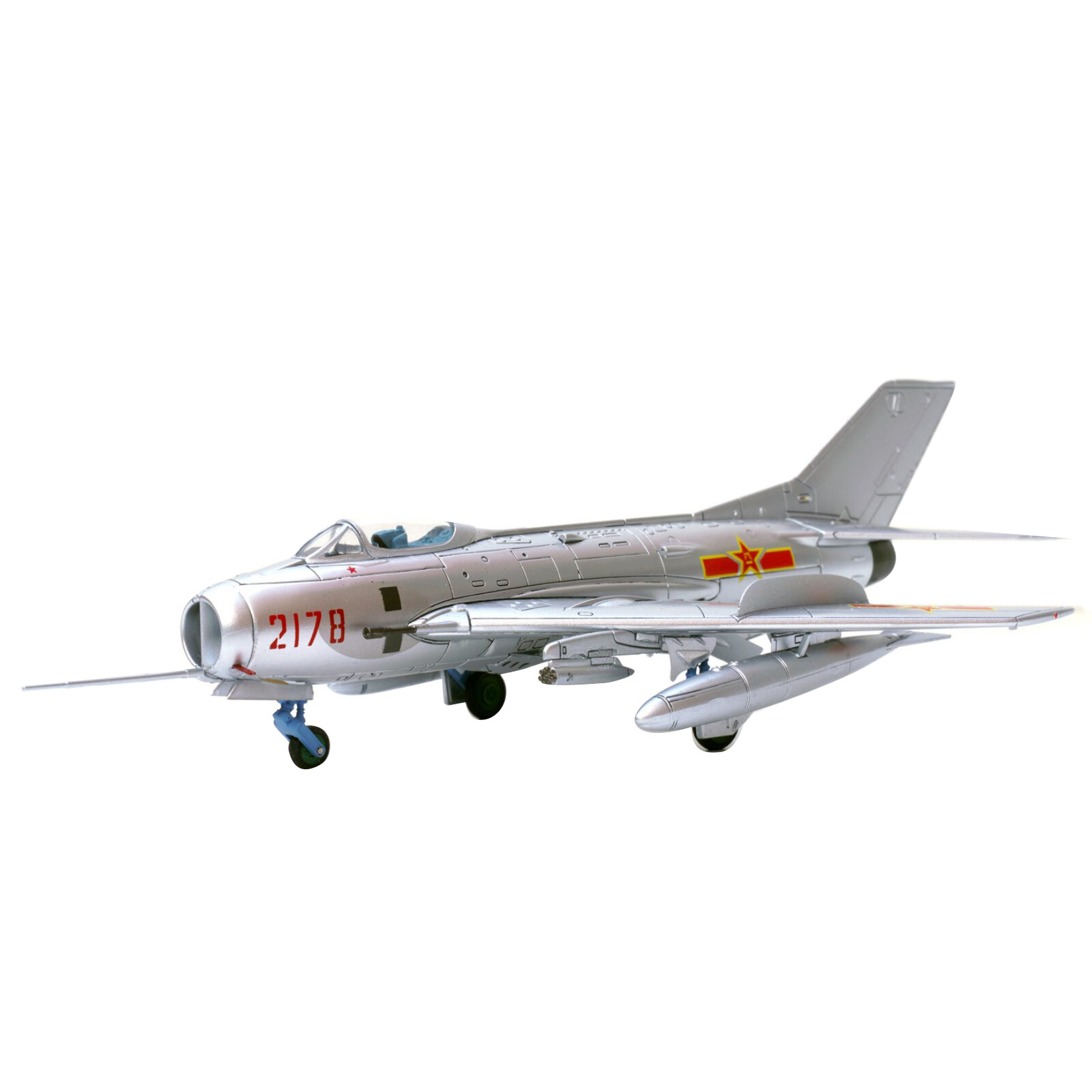 21cm Diecast Alloy 1/72 Scale Chinese Shenyang J-6 Fighter Model Plane