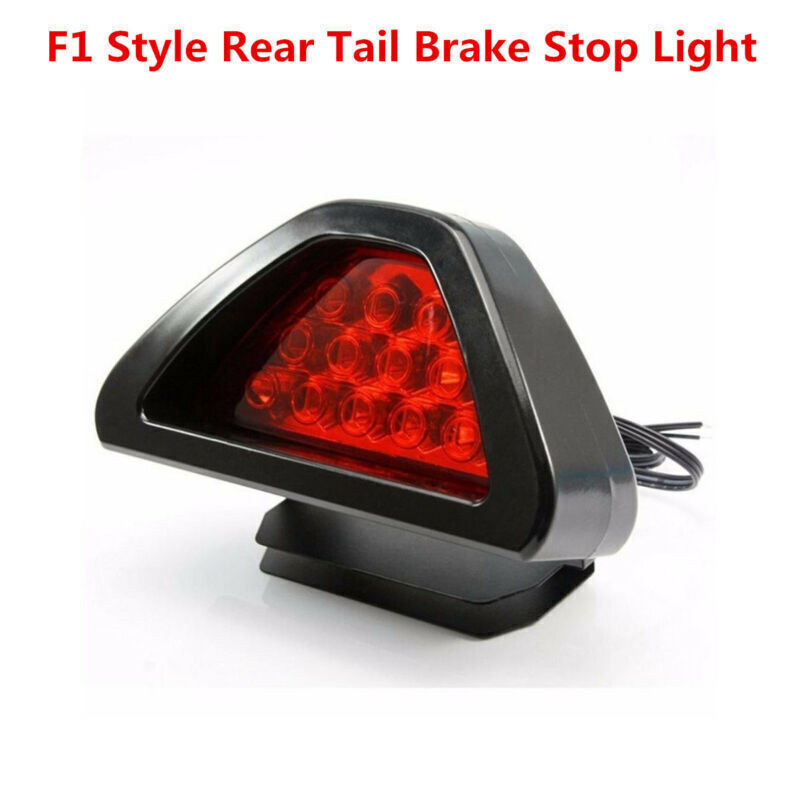 F1 Style 12 LED High Power Autos 3rd Third Red Rear Tail Brake Light ...
