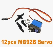12pcs MG92B 13.8g Metal Gear RC Digital Servo 3.5KG Torque Double Ball Bearing
