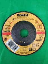 DEWALT DT 3402 115 X 6.0 X 22.23 mm  Grinding Wheel  10 Pack No Box