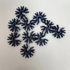 K'nex Navy Blue Connectors Replacement Parts Pieces Lot of 10