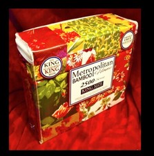  METROPOLITAN BAMBOO Home Hypoallergenic 2500 Thread ct KING SIZE Bed Sheet Set