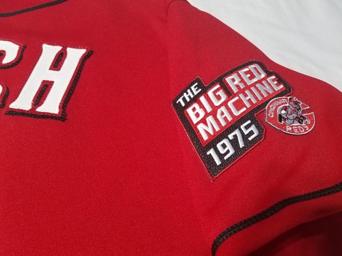 Authentic Majestic 52 2XL, CINCINNATI REDS JOHNNY BENCH, ON FIELD Jersey RARE! - Picture 5 of 7