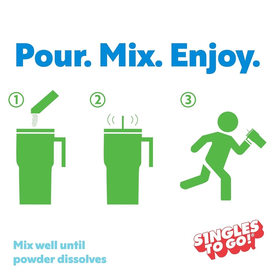 Sonic Singles To Go Limeade Variety Pack, Waterton Powder Drink Mix, Incluye Foto 2 de 4