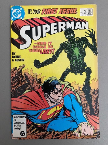 Superman #1 | 2nd Series | 1987 | Cover D | DC | Bryne & Austin | Very Good/Fine