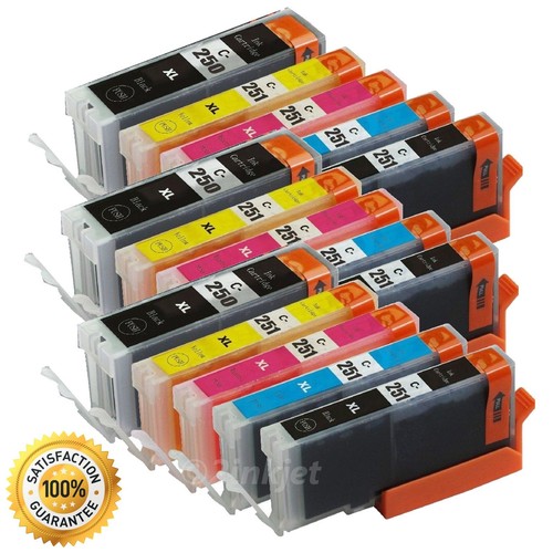 15 Pack Ink cartridge For Canon PGI250XL CLI251XL Pixma IP7220 iP8720