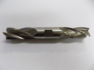 SPI HSS Double End Mill 7/8'' 4FL Center Cutting 84-743-4 