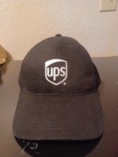 Black UPS hat Used. Wash In Wear Strapback